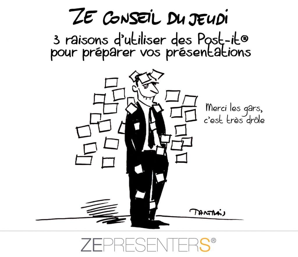 Pourquoi utliser des Post-It® pour préparer vos présentations ?