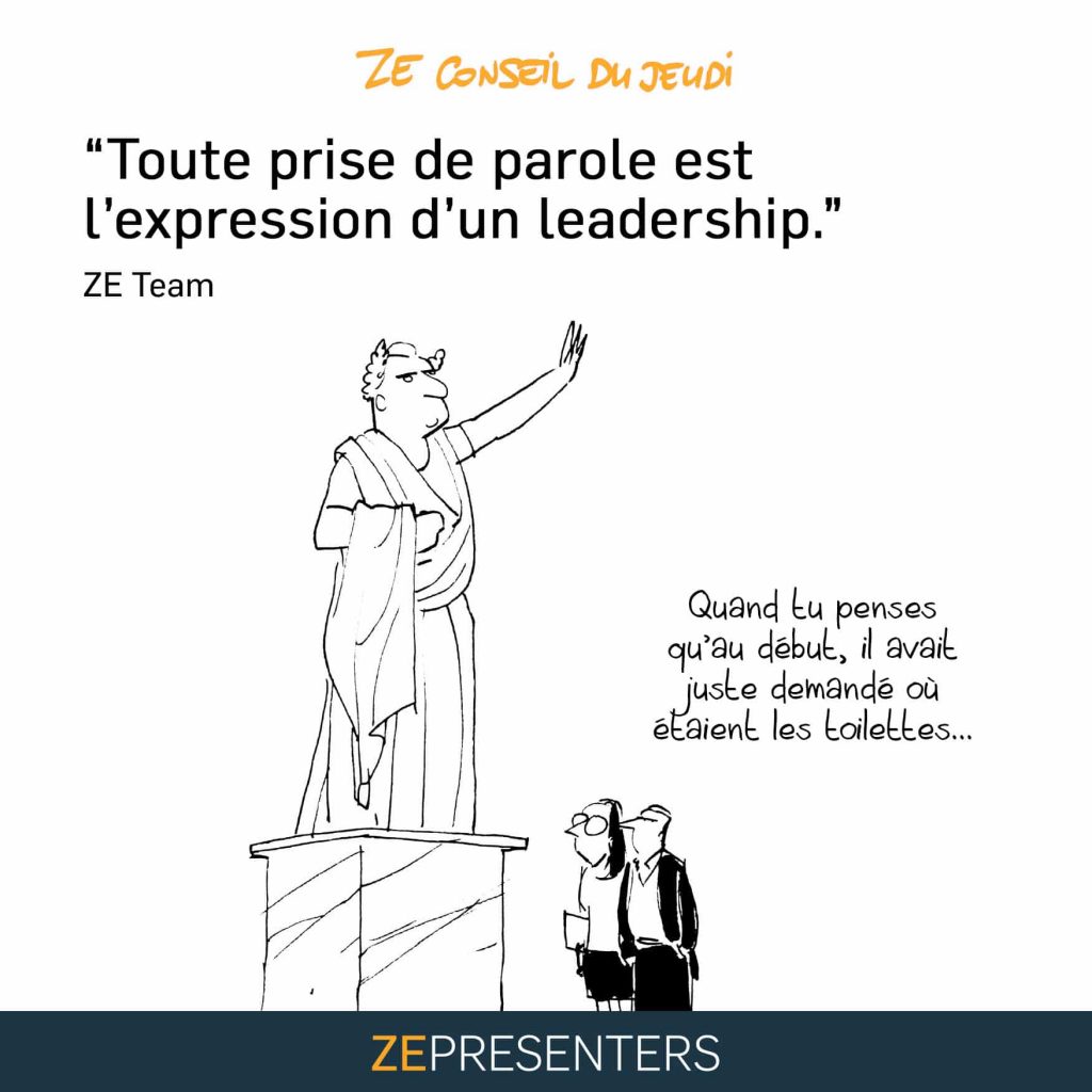 Lien entre éloquence publique et manifestation du leadership