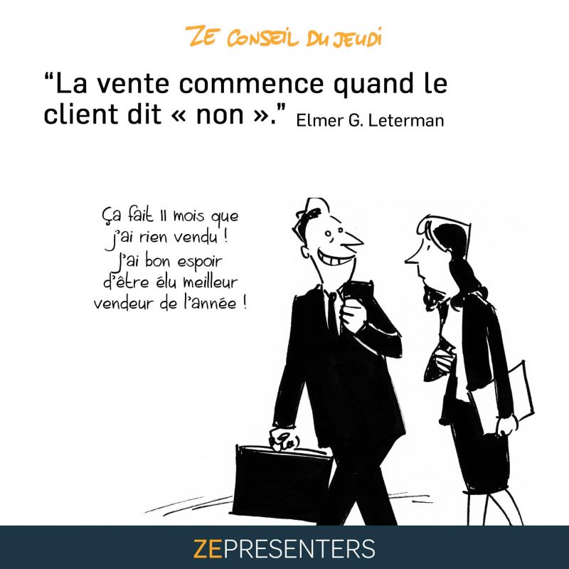 La vente commence quand le client dit « non » - Explication