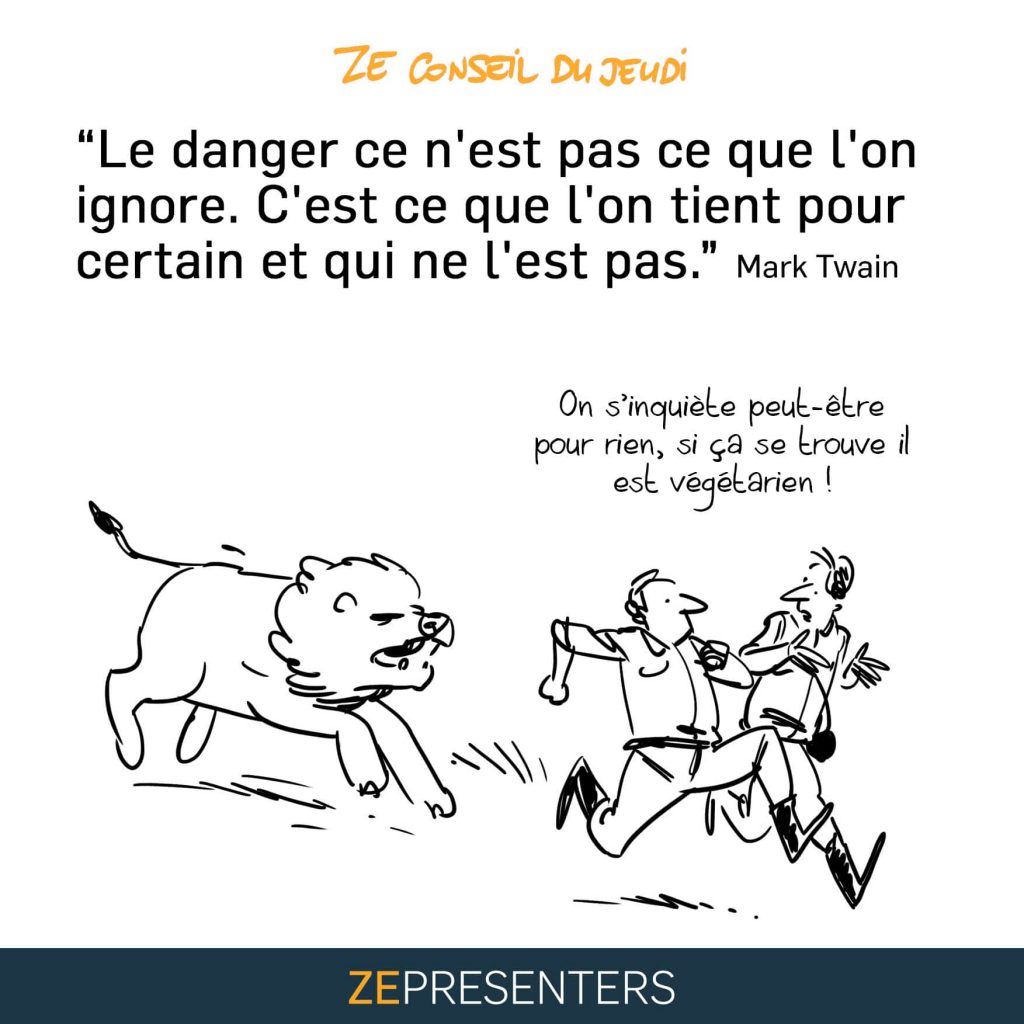 Mark Twain : Le danger n’est pas ce que l’on ignore : Analyse citation