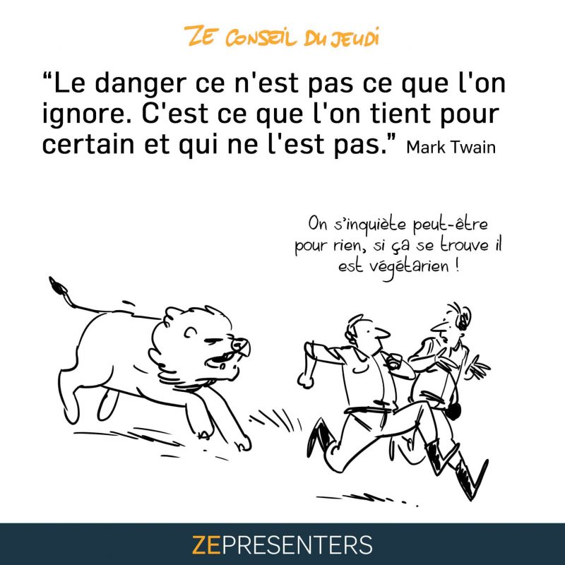 Mark Twain : Le danger n’est pas ce que l’on ignore : Analyse citation