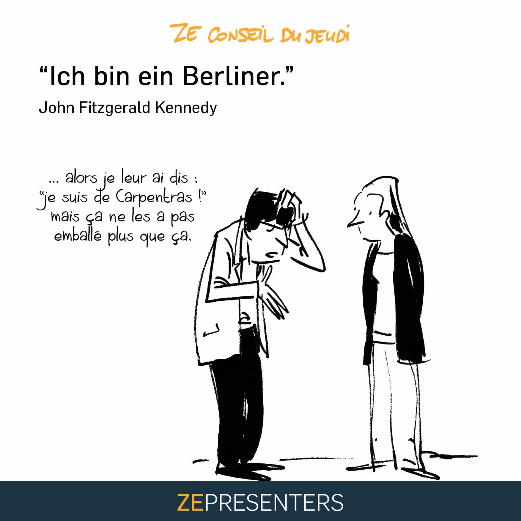 Ich Bin Ein Berliner Cartoon