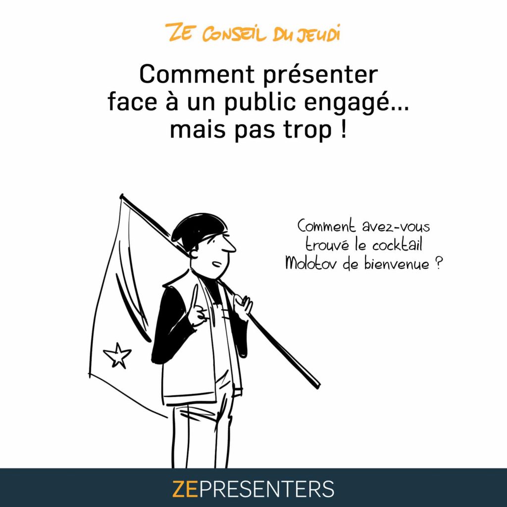 Réaction du public : Gérer un auditoire trop enthousiaste