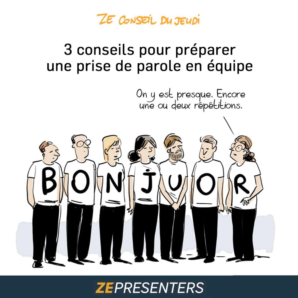 3 conseils pour préparer une prise de parole en équipe