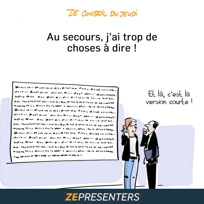 Gestion de l'information : Comment sélectionner vos idées pour une présentation?