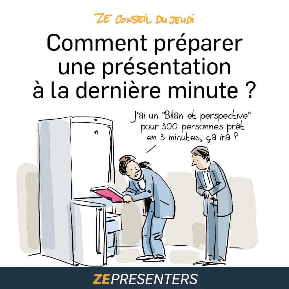 Comment préparer une présentation à la dernière minute ?