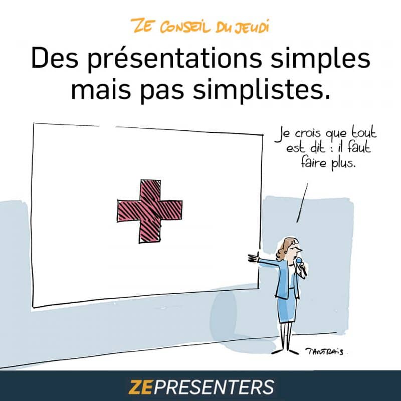 Équilibre entre simplicité et profondeur dans les présentations