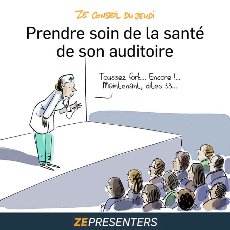 Conseils pour une présentation attentive à la santé de l'audience