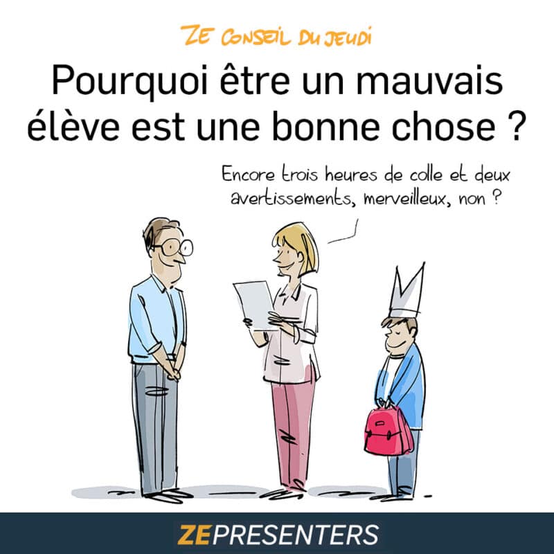 Culture des bonnes notes : Pourquoi il est bon d'être un mauvais élève?