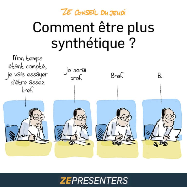 Comment tre synth tique lors d une pr sentation orale zepresenters