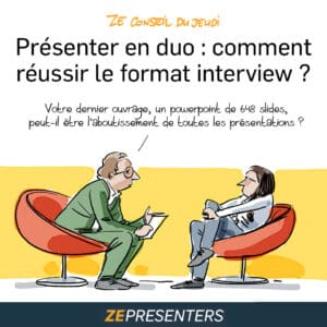 Réussir une présentation en duo : Techniques pour maîtriser le format interview