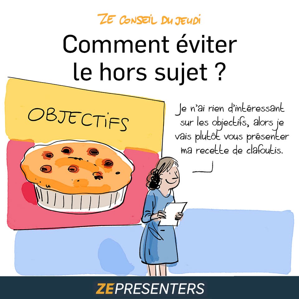 Stratégies pour rester focalisé et pertinent lors de présentations