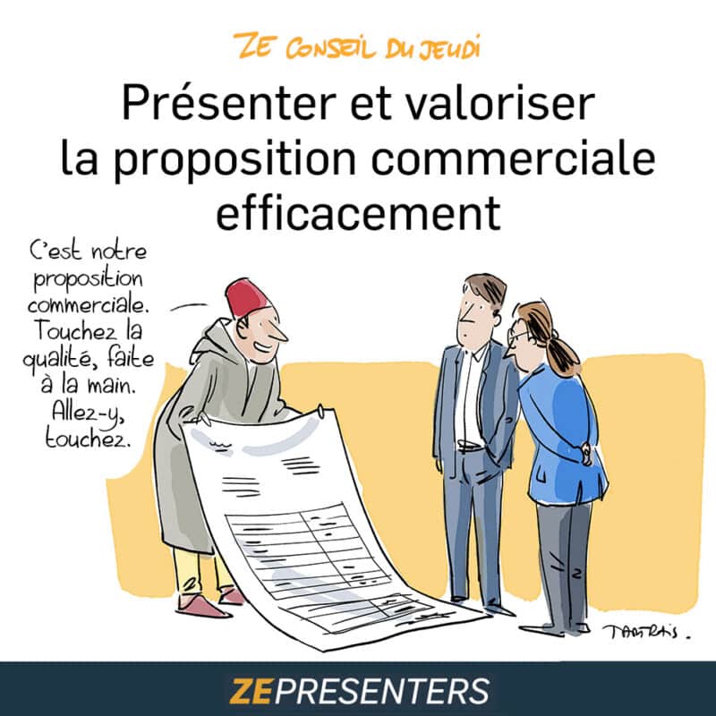 Présenter et valoriser la proposition commerciale efficacement.