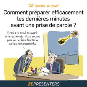 comment se préparer les dernières minutes avant une prise de parole