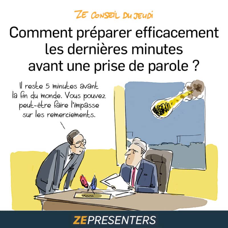 comment se préparer les dernières minutes avant une prise de parole