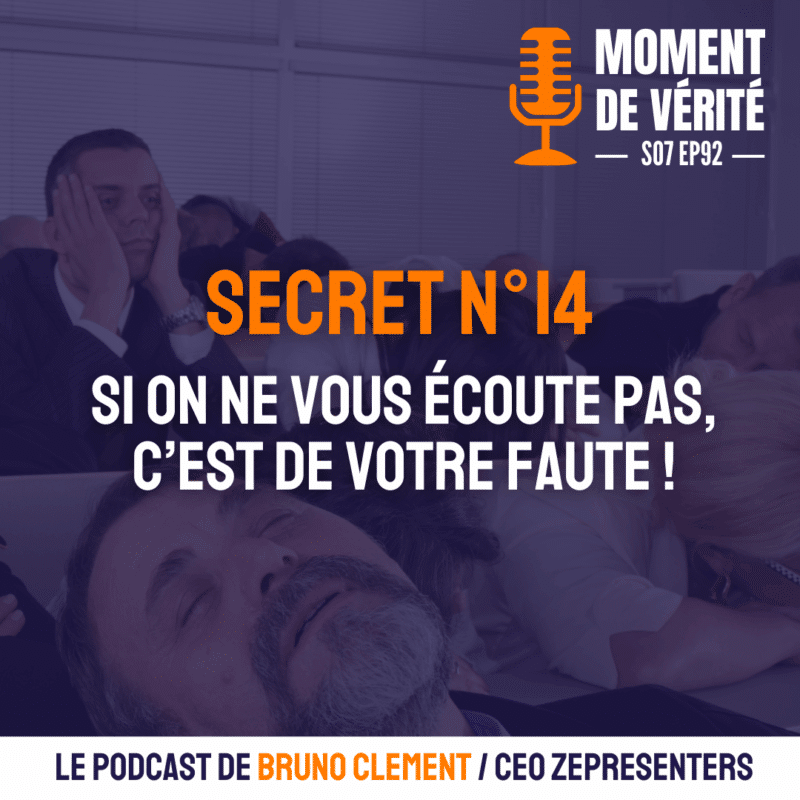 Image pour illustrer l'épisode de podcast "si on ne vous écoute pas c'est de votre faute "