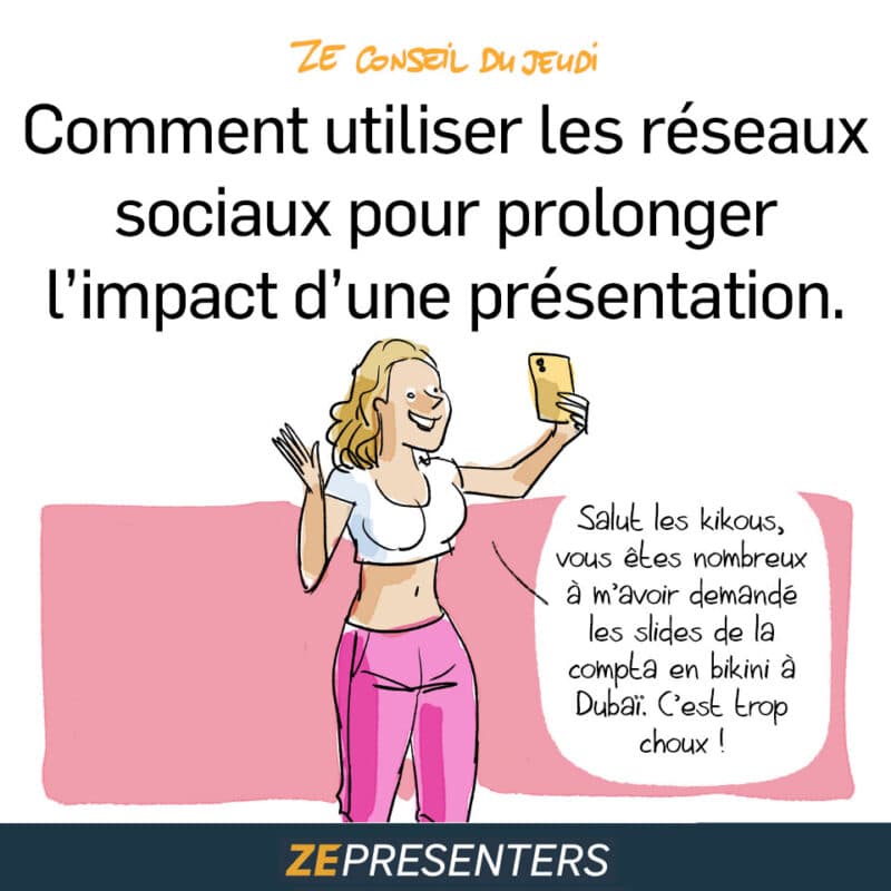 Comment utiliser les réseaux sociaux pour prolonger l'impact d'une présentation