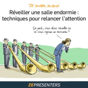 Comment réveiller une salle endormie ? : conseils pour récupérer l'attention d'une audience