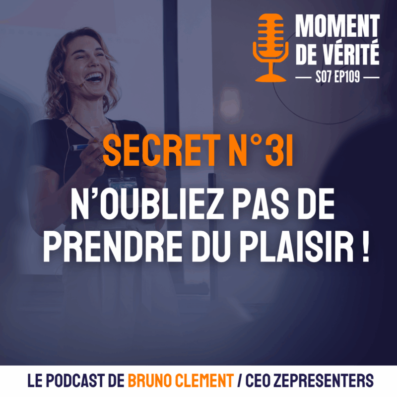 n'oubliez pas de prendre du plaisir quand vous prenez la parole